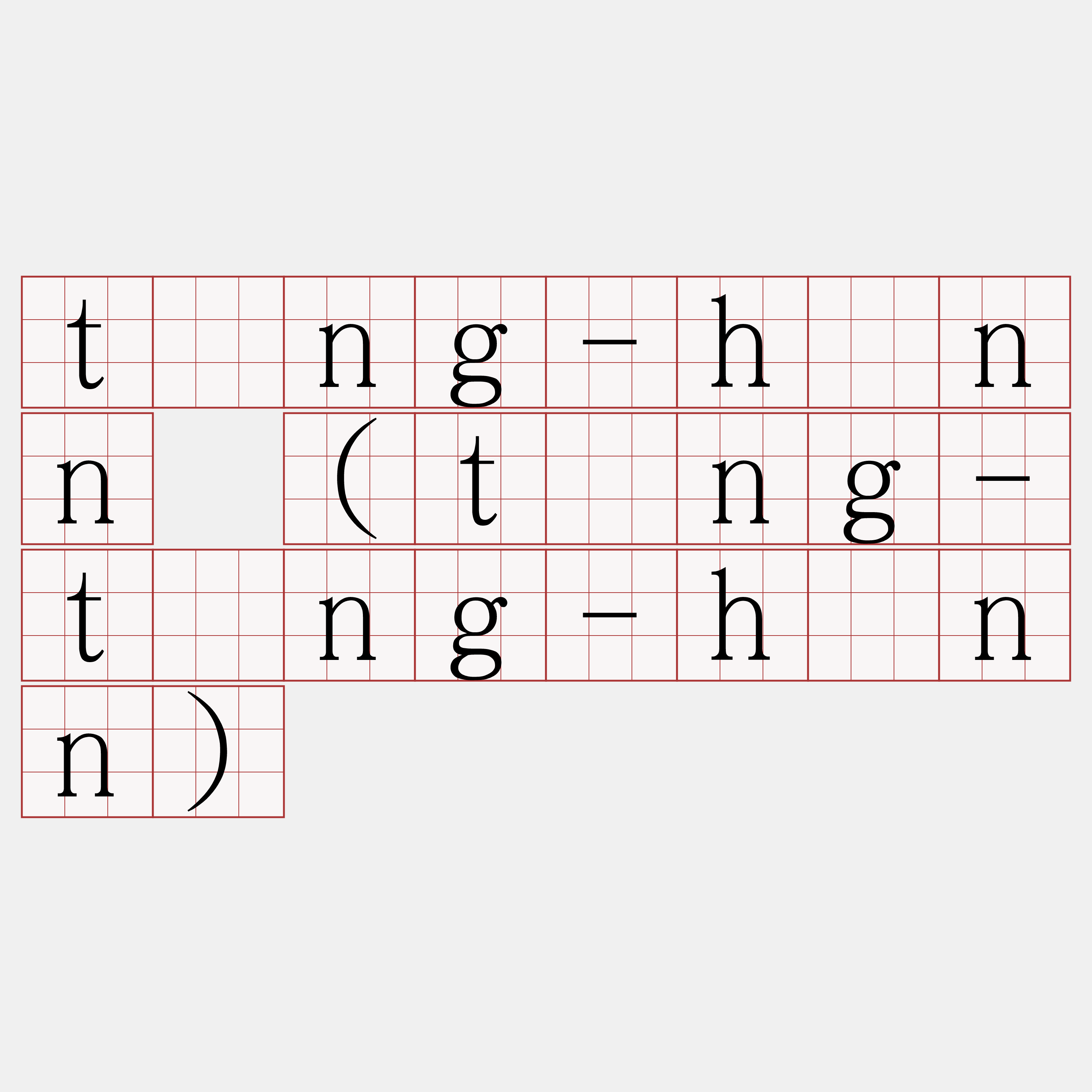 tōng-hìnn (tōng-tōng-hìnn)